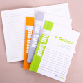 Folhas de qualidade premium papel reciclado com notebooks de planejador escolar de Laminação BOPP brilhante